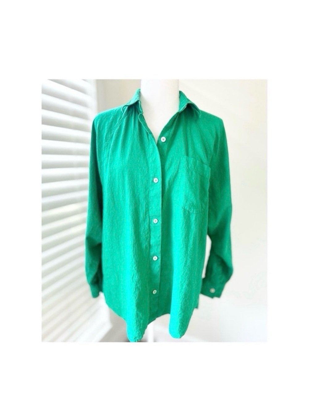 Wilfred Emerald Green Button-Down Shirt